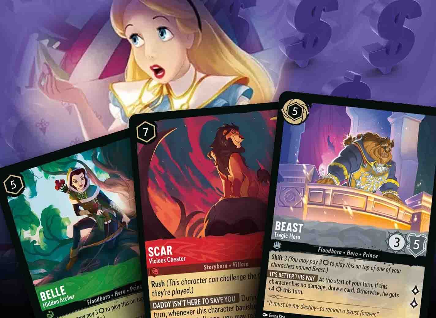 The Most Expensive Cards From Disney Lorcana Rise of the